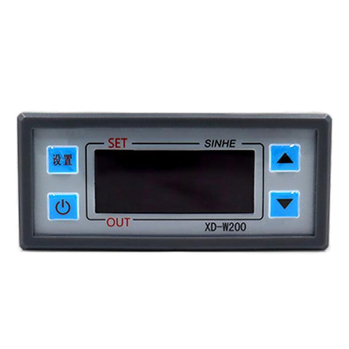 XD-W200 Embedded Digital Thermostat Temperature Controller Cabinet Freezer Refrigeration Heating Controller