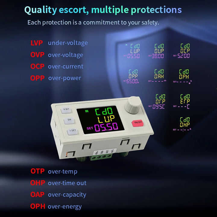 SK60X CNC DC Regulated Power Supply Solar Charging Module Supports MPPT with Keyboard Indicator Adjustable DC to DC Step-down