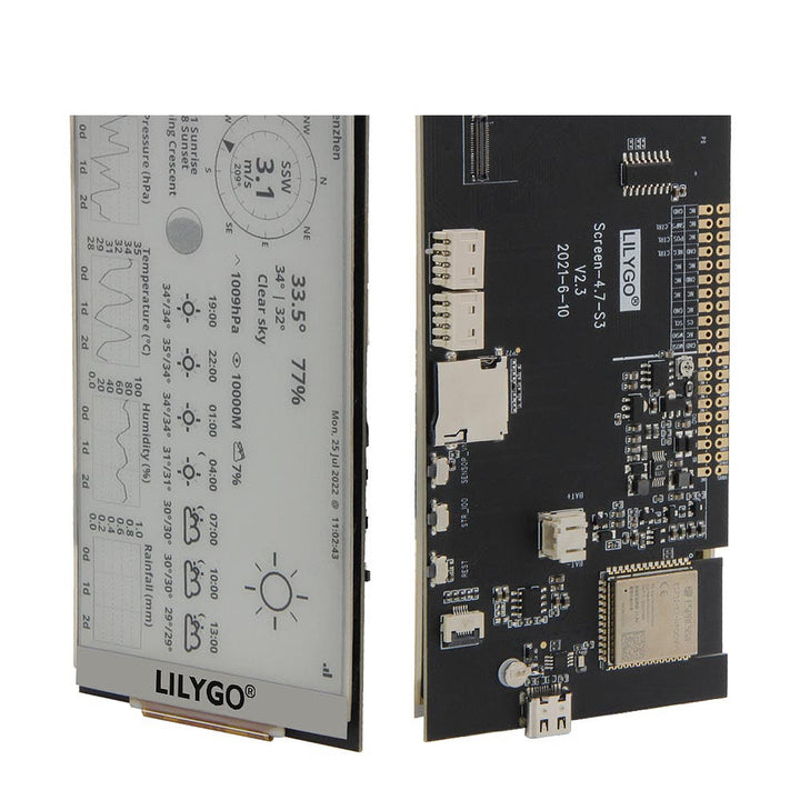 LILYGO T5 4.7 Inch E-paper V2.3 ESP32-S3 Display Screen Module Board Support TF Card Compatible Raspberry Pi