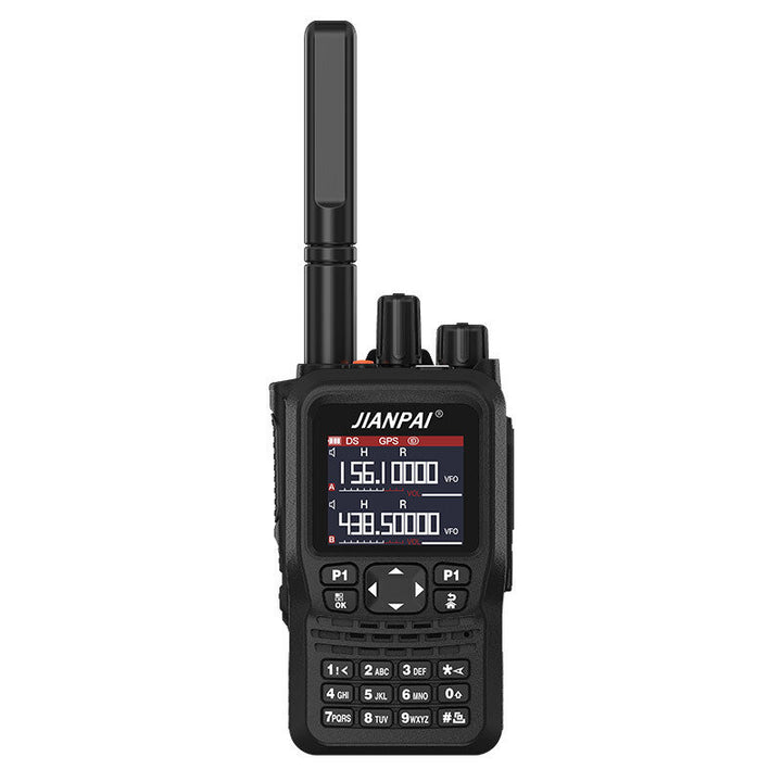 JIANPAI 8800 Plus 10W 5800mAh Walkie Talkie 16 Channel Dual Band High Power GPS Positioning Type-C Charging Waterproof Two Way Radio