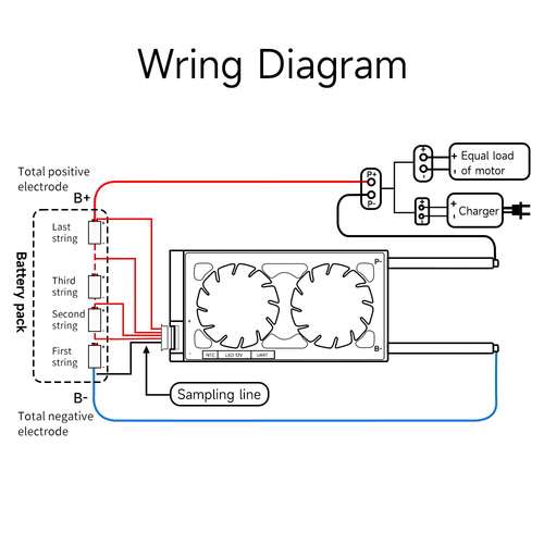 7 Strings 24V 7S Ternary Iron Lithium Battery Protection Board Li-ion 4.2V BMS with Bluetooth Communication 30A-250A