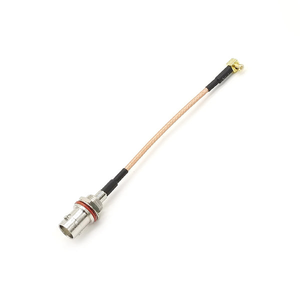 BNC Cable Connector Female to MCX Right Angle Male RF Pigtail Cable RG316 10CM