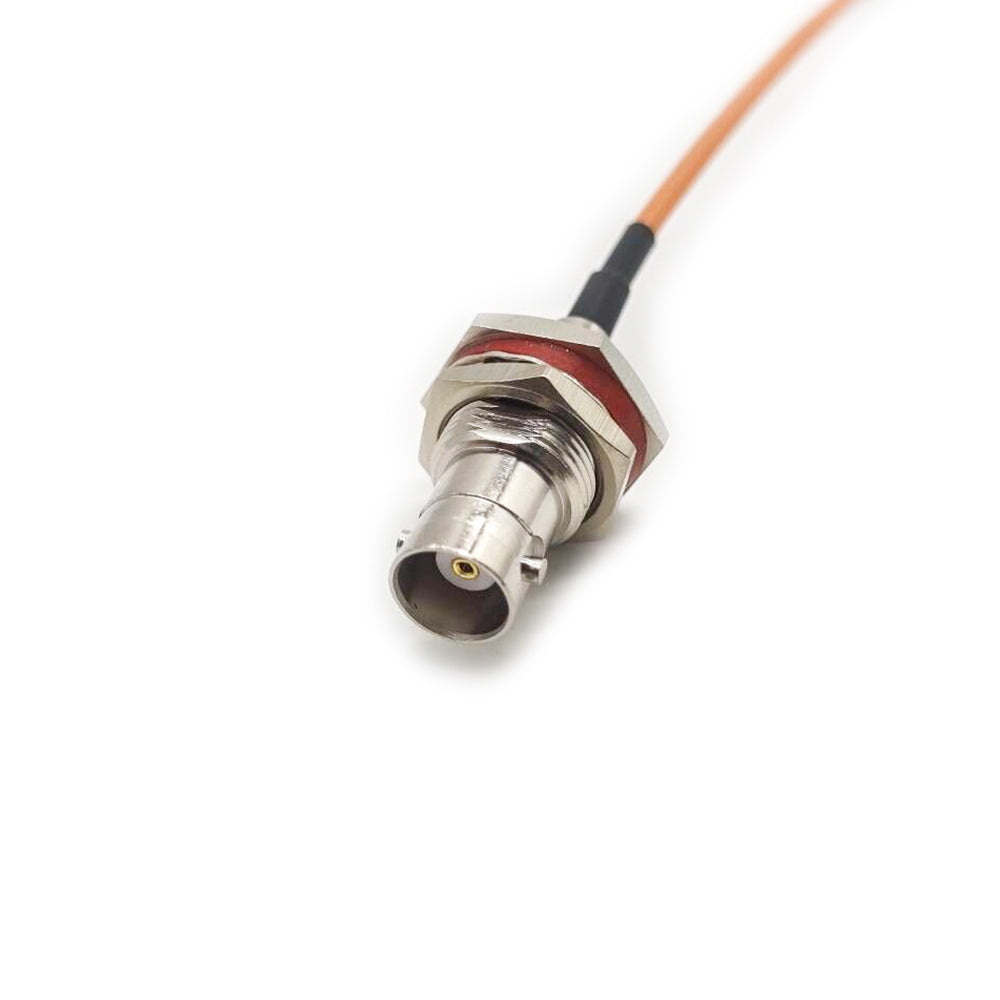 BNC Cables Front Bulkhead Female Waterproof to MCX Female Right Angled ...