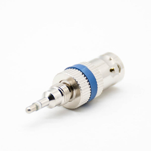 HF-Adapter Metall gerader BNC-Stecker auf BNC-Buchse freihängend 75 Ohm