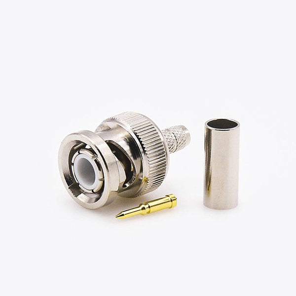 BNC Connector For RG58/RG142 Male Straight Crimp