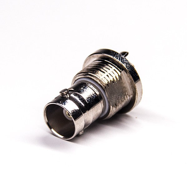 BNC Connector Solder Type Female Vertical Type Bulkhead for Panel Mount