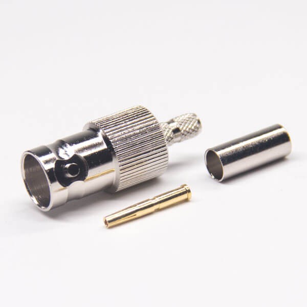 BNC Connectors Straight Female Crimp Cable Connector