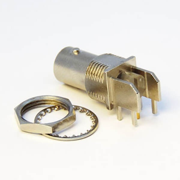 BNC PCB Connector Right Angle Female DIP Type 6.8mm