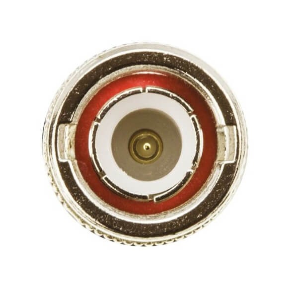 HF-Adapter Metall gerader BNC-Stecker auf N-Buchse freihängend 50 Ohm 