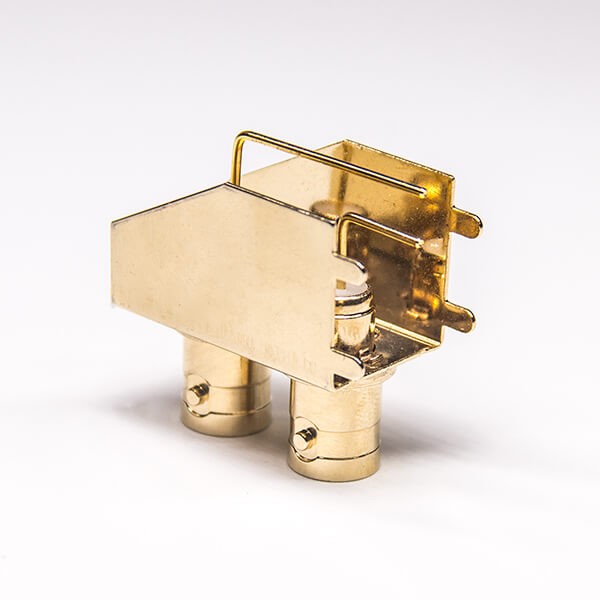 BNC Right Angled PCB Mount Female Through Hole PCB Mount 50Ohm ...