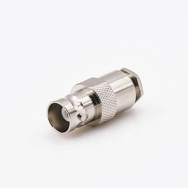 BNC Screw Type Female Straight Connector Clamp for RG58/RG142 Cable
