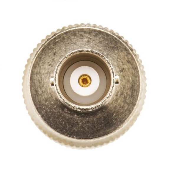 HF-Adapter Metall gerader BNC-Stecker auf N-Buchse freihängend 50 Ohm 