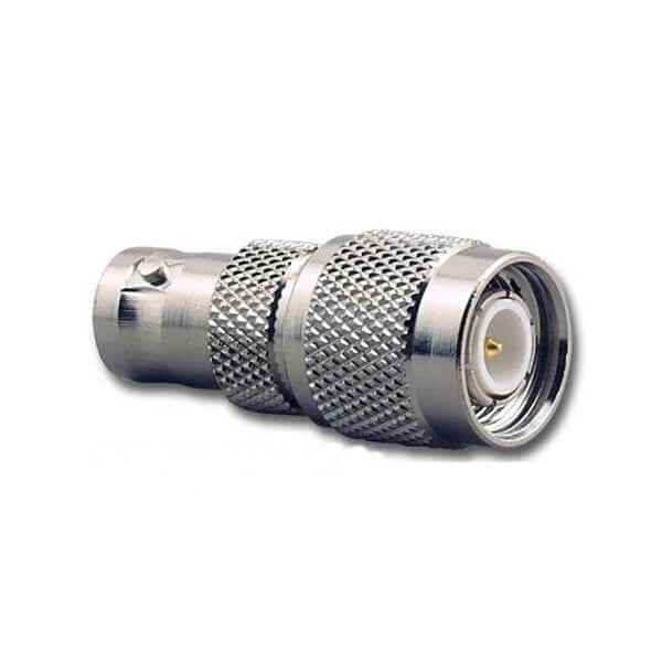 HF-Adapter Metall gerade BNC-Buchse auf TNC-Stecker freihängend 50 Ohm 