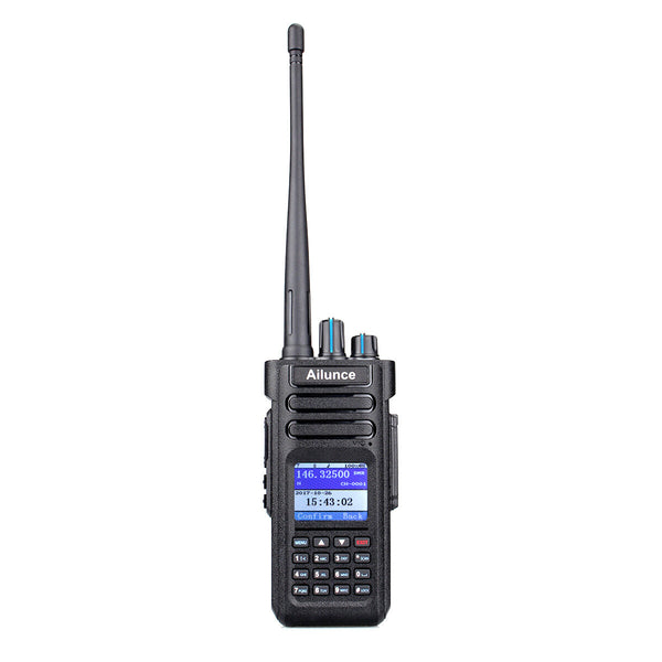 Retevis Ailunce HD1 DMR Digital Walkie Talkie GPS VHF UHF Dual Band Transceiver IP67 Waterproof Ham Radio Long Range Amateur Two-Way Radio European Version