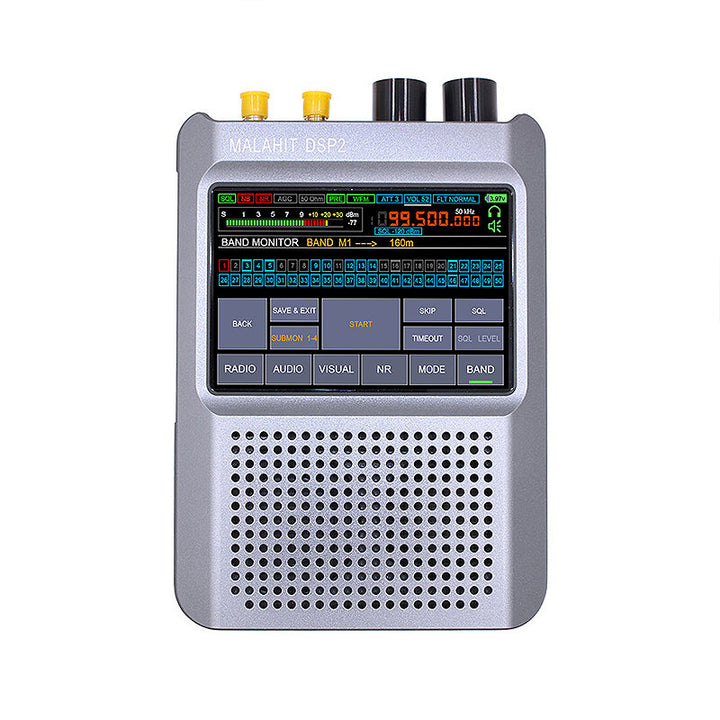 2nd Upgraded Generation Malahit-DSP2 SDR Radio Receiver 10kHz-380MHz 404MHz-2GHz Built-in 5000mAh Battery