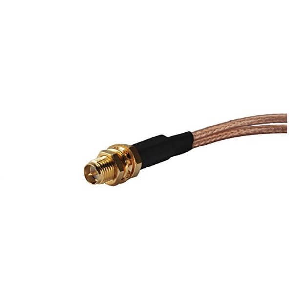 Cable Coaxial RP SMA Bulkhead Female to Dual TS-9 Splitter Combiner Cable Jumper Pigtail RG316 10cm