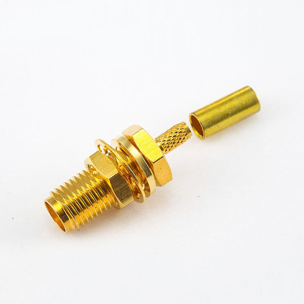 RF Coaxial connector Standard SMA Jack Straight Crimp for Cable RG174/RG316/LMR100