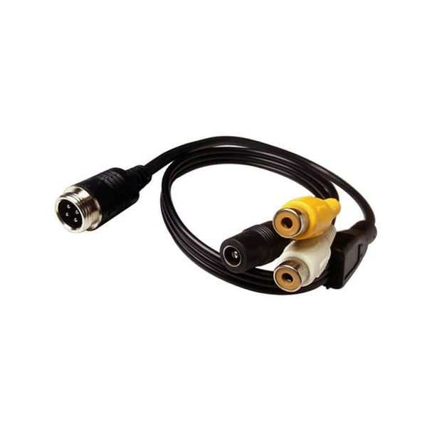 GX12 Aviation Connector  4pin  straight   Male  to RCA/DC straight  Female  with  30CM Cable  for Automotive Vehicle Back View Camera