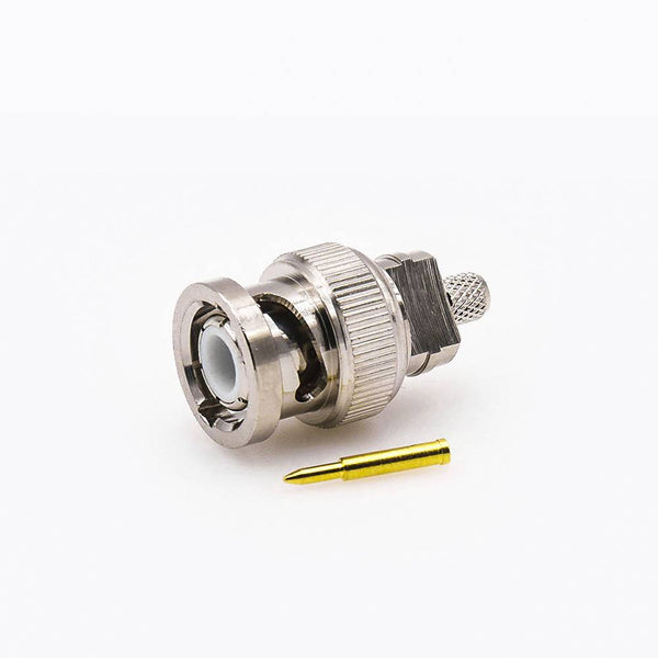 Crimp For BNC Connectors Male Straight Cable Mount