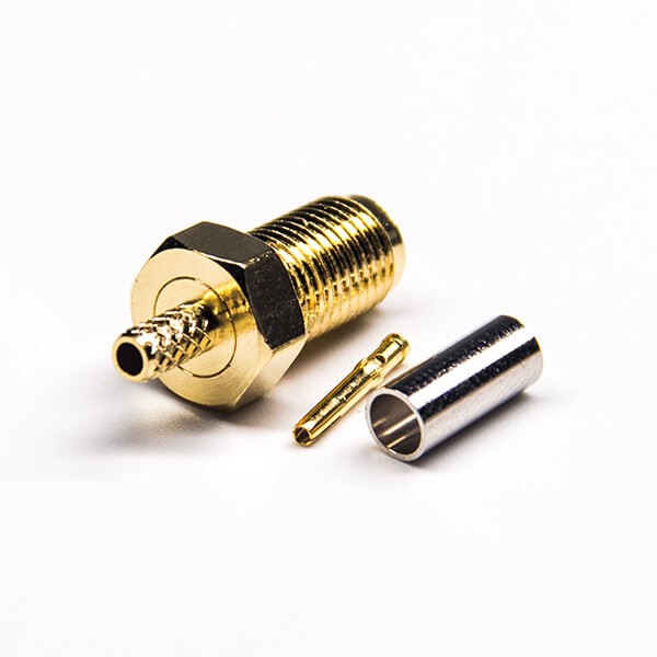HF-Koaxialstecker Standard-SMA-Buchse, gerade Crimpverbindung für Kabel