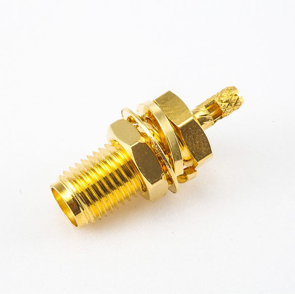 RF Coaxial connector Standard SMA Jack Straight Crimp for Cable RG316/RG58/LMR100