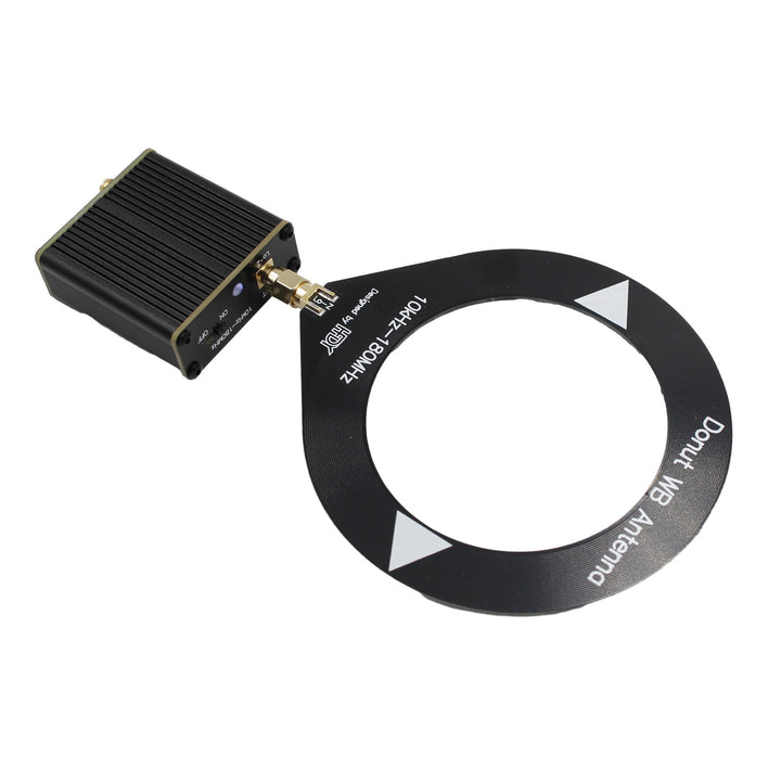 Donut Loop Broadband Antenna Frequency Range 10kHz-180MHz with Low Impedance Converter