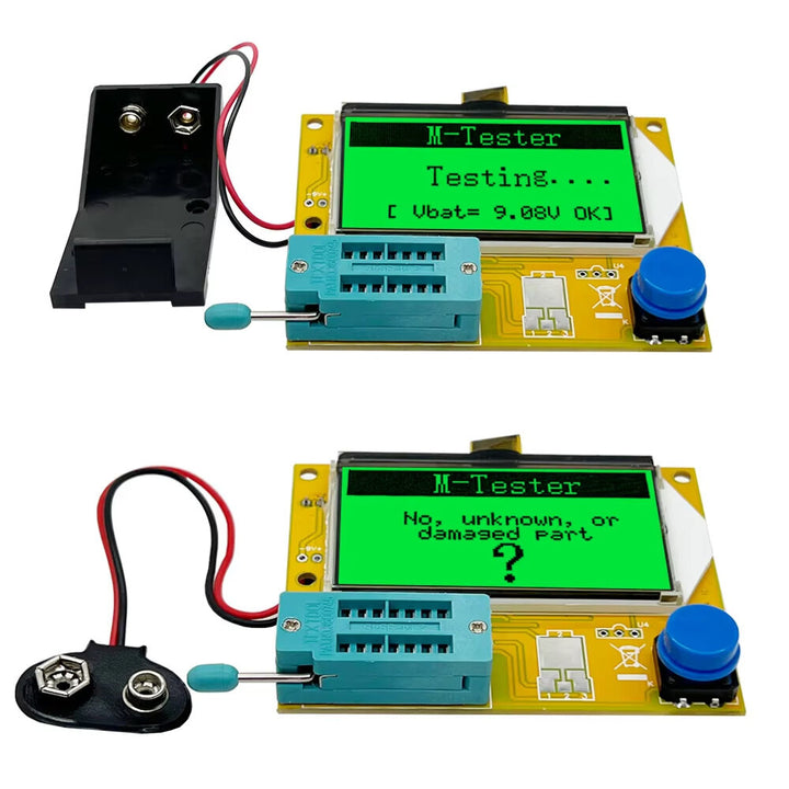 LCR-T4 Multifunctional Transistor Tester Capacitor Resistor Diode Triode Thyristor Double Diode Thyristor Tester