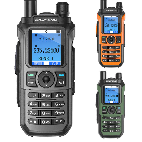 Baofeng UV-21 Pro Two-Way Radio Handheld Walkie Talkie GPS Positioning 5KM Range 999 Channels Outdoor Hiking Communication