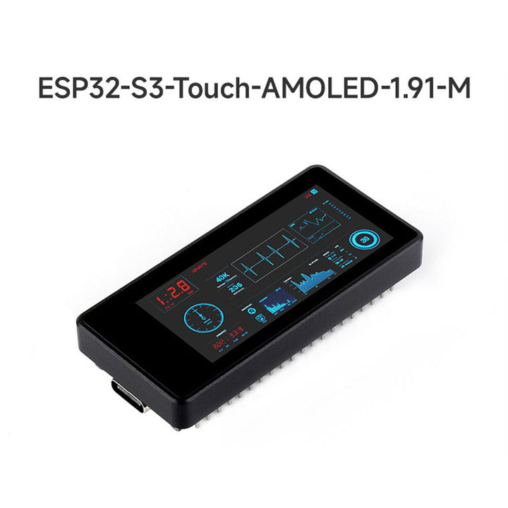 ESP32-S3 1.91inch AMOLED Display Development Board 240×536 32-bit LX7 Dual-core Processor Accelerometer Gyroscope Sensor