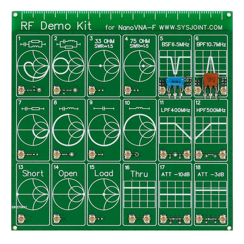 Professional RF Demo Kit NanoVNA RF Tester Board Filter Attenuator for ...