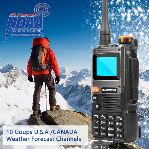 Baofeng UV-K61 Two-Way Radio Long Range Handheld Walkie Talkie 999 Channels Type-C Fast Charging High Power FM AM Bands Wireless Copy Frequency Backlight Blue Non-changeable Backlight