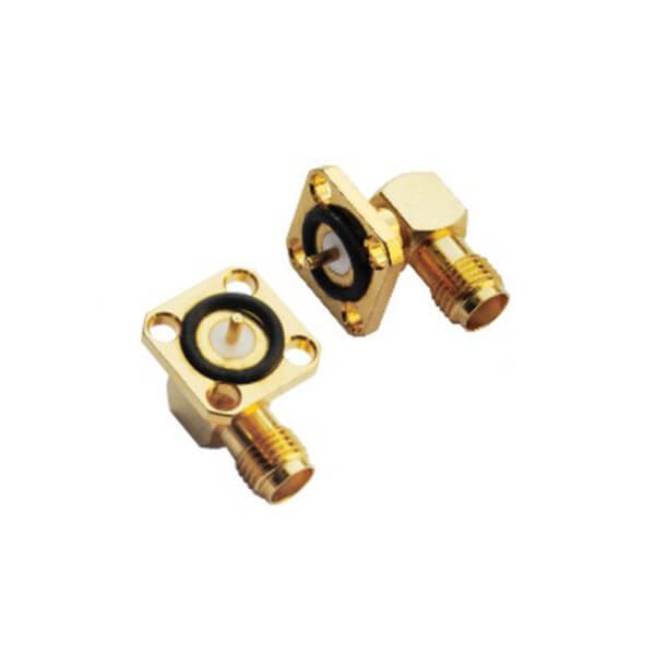 RF Coaxial connector Standard SMA Jack Right Angle Solder Type for PCB mount