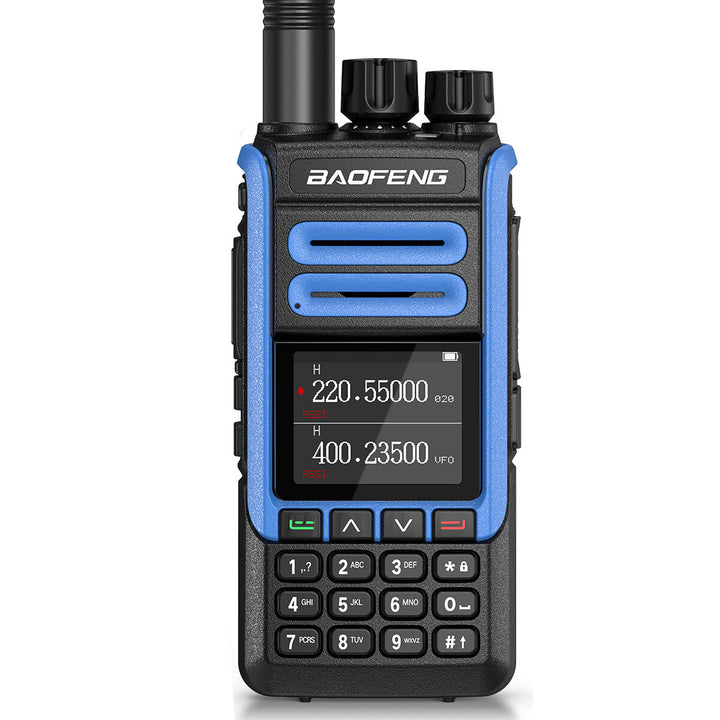 BAOFENG BF-1802L High Power Walkie Talkie 999 Channels Tri Band Wireless Copy Frequency Long Range NOAA Weather Channel Ham Two Way Radio European Standards