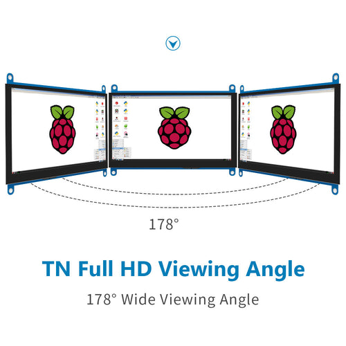7Inch IPS/TN AIDA64 LCD Display mini pc Touch HDMI Module 1024 x 600 for Raspberry Pi 3 Pi4 PC Monitor Moniteur Orange pi
