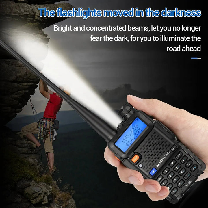 Baofeng M-5R Air Band Walkie Talkie Wireless Copy Frequency Long Range Six Bands Commutator Amateur Ham Receiver Two Way Radio