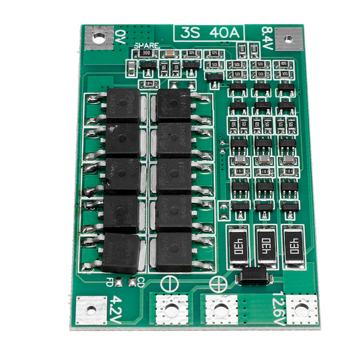 BMS 3S 40A 18650 Lithium Battery Charger Protection Board 11.1V 12.6V PCB for Drill Motor with Balance