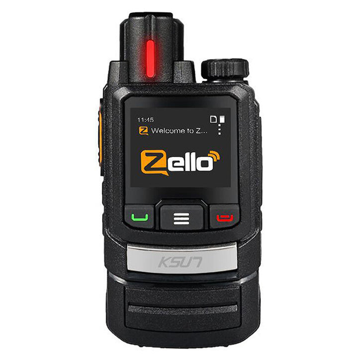 KSUN ZL60 Zello LTE GSM 4G Network PoC GPS PTT Intercom Two Way Radio 1000km Long Range Android WiFi Walkie-Talkie