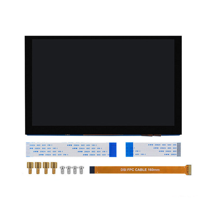 4.3/5/7 Inch Raspberry Pi 5 DSI Touch Screen IPS Display 800*480 LCD MIPI CSI Cable Standard Monitor Capacitive Touch for RPI 5 Pi5