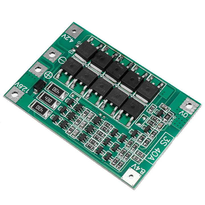 BMS 3S 40A 18650 Lithium Battery Charger Protection Board 11.1V 12.6V PCB for Drill Motor with Balance