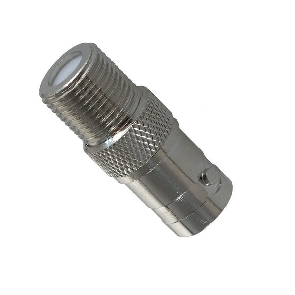 HF-Adapter Metall gerade BNC-Buchse auf F-Buchse freihängend 75 Ohm 