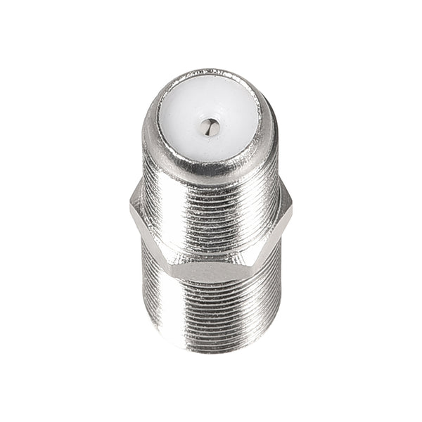 HF-Adapter Metall gerade F-Buchse auf F-Buchse freihängend 75 Ohm 