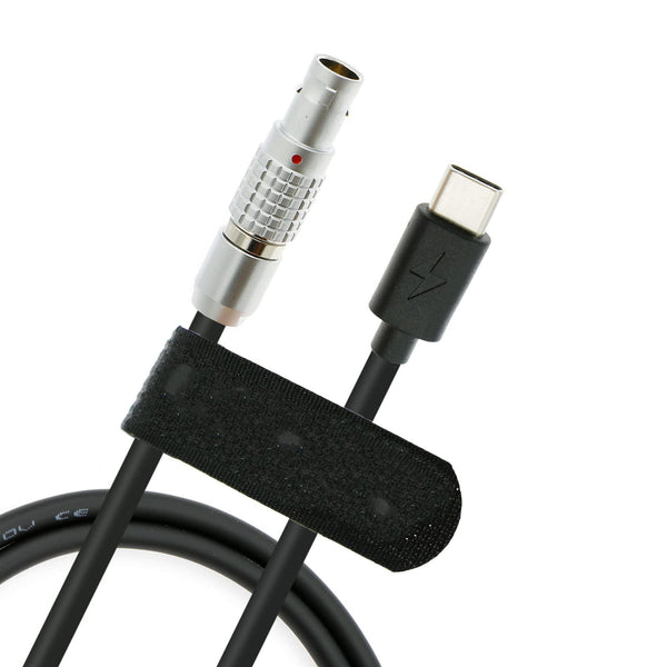 ELECBEE Cables PD USB-C Typ-C auf 2-poliges Stromkabel für Tilta| Teradek| SmallHD| Z-CAM Schnellladekabel 60 cm|24 Zoll