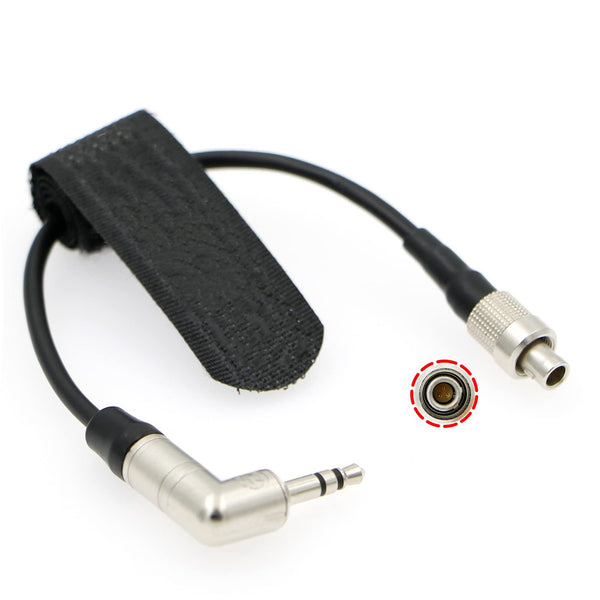 ELECBEE Cables Timecode Cable for Wisycom MTP60 from Tentacle Sync 3.5mm TRS to FVB 00 3 Pin Timecode Cable for Audio Ltd. A10-TX Transmitter| Zaxcom ZFR400 7.9In(20cm)