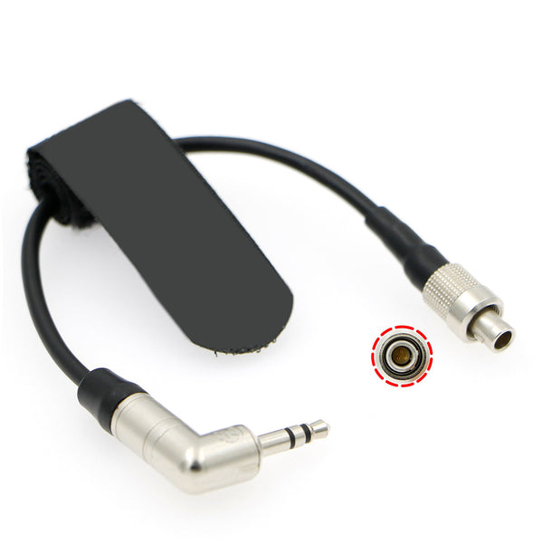 ELECBEE Cables Timecode Cable for Wisycom MTP60 from Tentacle Sync 3.5mm TRS to Micro 3Pin,A10-TX transmitter from Audio Limited,Zaxcom ZFR 400,6.3In(16cm)