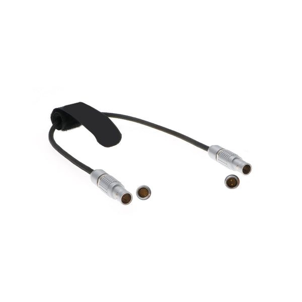 Flexible Power Cable for Nucleus M Motor from Letus Helix Jr. Gimbal Straight Nucleus M 7-Pin Male to 2-Pin Male Braided Wire 30cm ELECBEE Cables