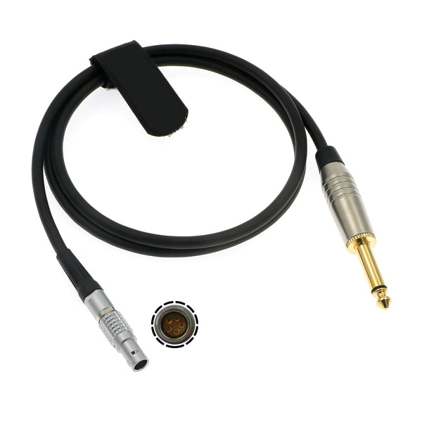 Timecode-Cable for Sound Devices 833 to Denecke TS-3 Slate 5 Pin Male to 1/4¡¯¡¯ Mono TS Time Code Bidirectional Cable 1M|39.7inches