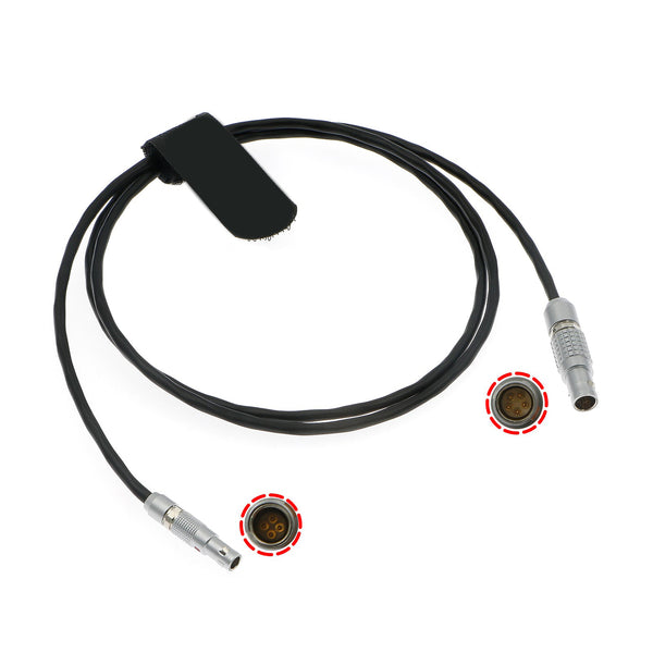 ELECBEE Cables Timecode-Cable for Sound Devices 833 to RED DSMC2 Camera 5 Pin Male to 4 Pin Time Code Input Cable 1M|39.7inches