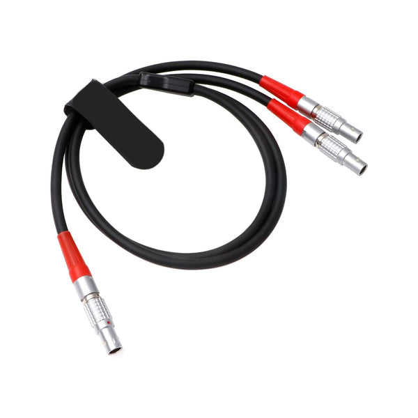 Dual-Motor-Kabel für Arri-LBUS-FIZ-MDR-Wireless-Focus 4-Pin-Stecker auf Dual 4-Pin-Stecker Motorkabel ELECBEE Kabel