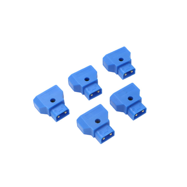 Dtap-Connector for V-Mount Gold-Mount Battery D-Tap P-Tap Male Plug for Camera Monitor Photography Power-Cable 5Pcs ELECBEE