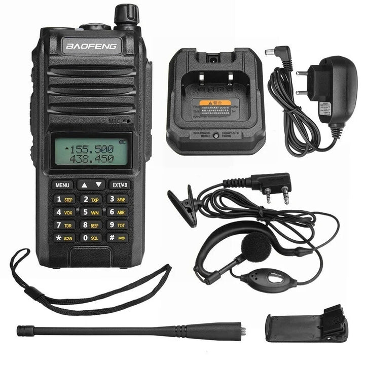 Baofeng BF-A58S Tri-Band Walkie Talkie 136-174/200-260/400-520MHz Portable Two Way Radio IP67 Waterproof Outdoors FM Radio Transceiver